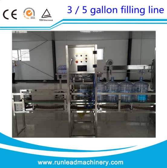 Automatic 5 gallon water filling machine.